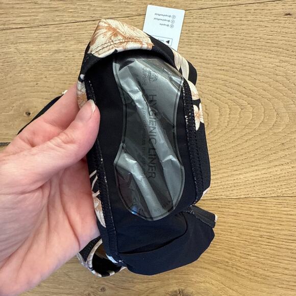 Cupshe x Kelsey Anderson - Summer Reel Bikini Set in Black & Beige - Picture 3 of 5